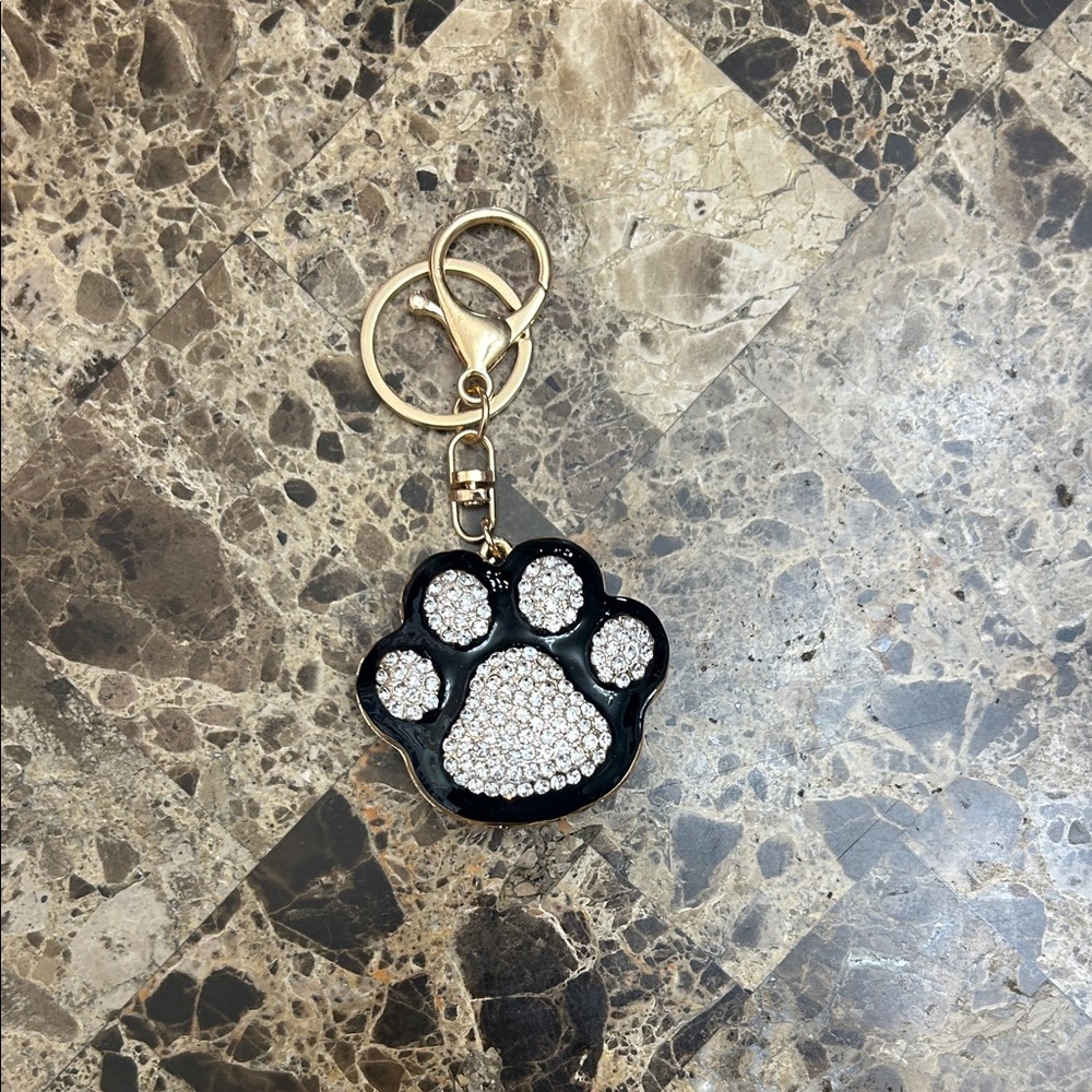 Sparkling Paw Keychain
